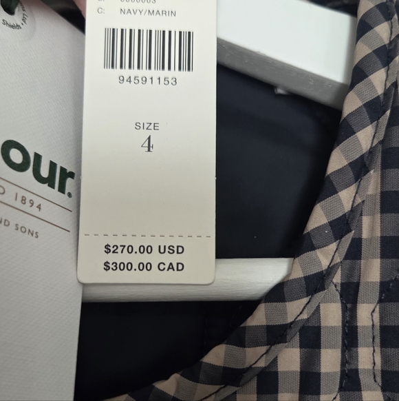 Barbour Check Monroe Quilt Jacket - Picture 12 of 15